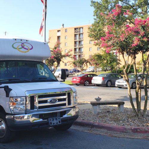 Good Shepherd transportation bus