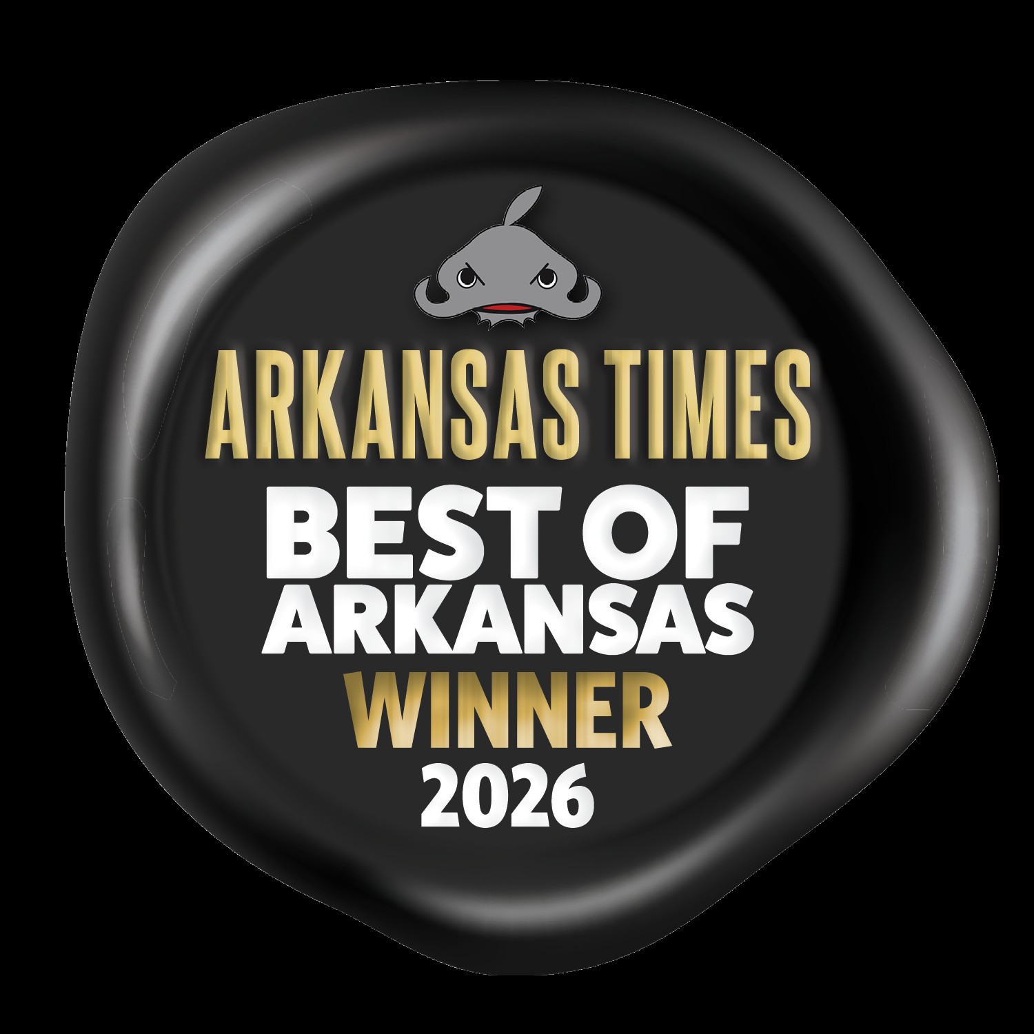 Arkansas Times Best of Arkansas Winner 2026 award badge for Good Shepherd Community.